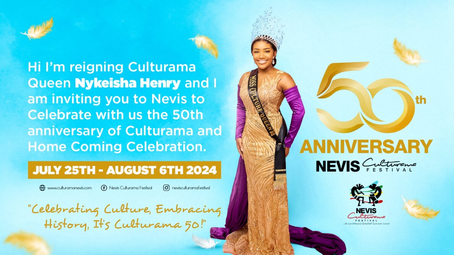 Nevis Culturama Festival De Caribbean Greatest Summer Lime   Queens Invite General Web2 1536x864 